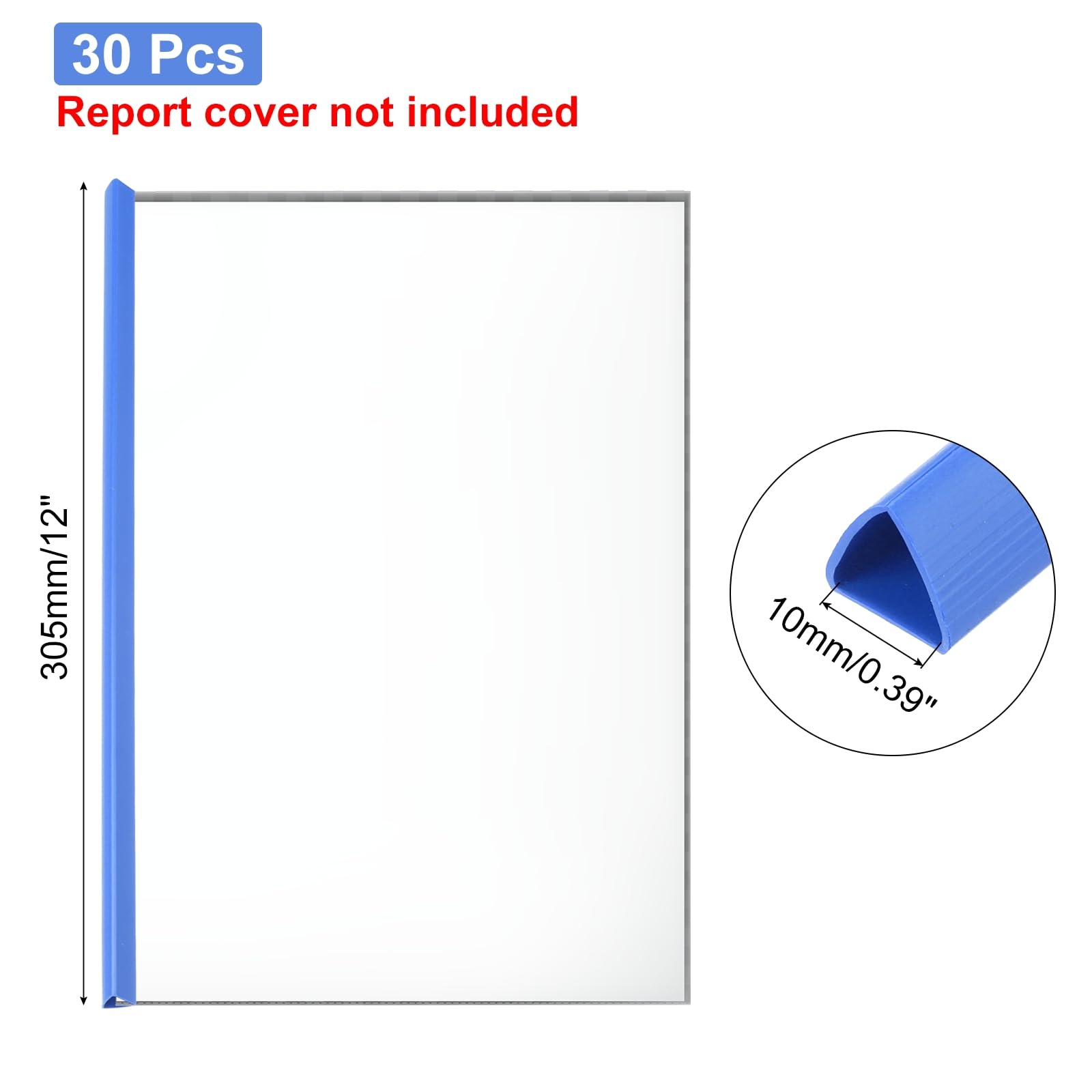 PATIKIL 30Pcs Binding Bars - Image 2