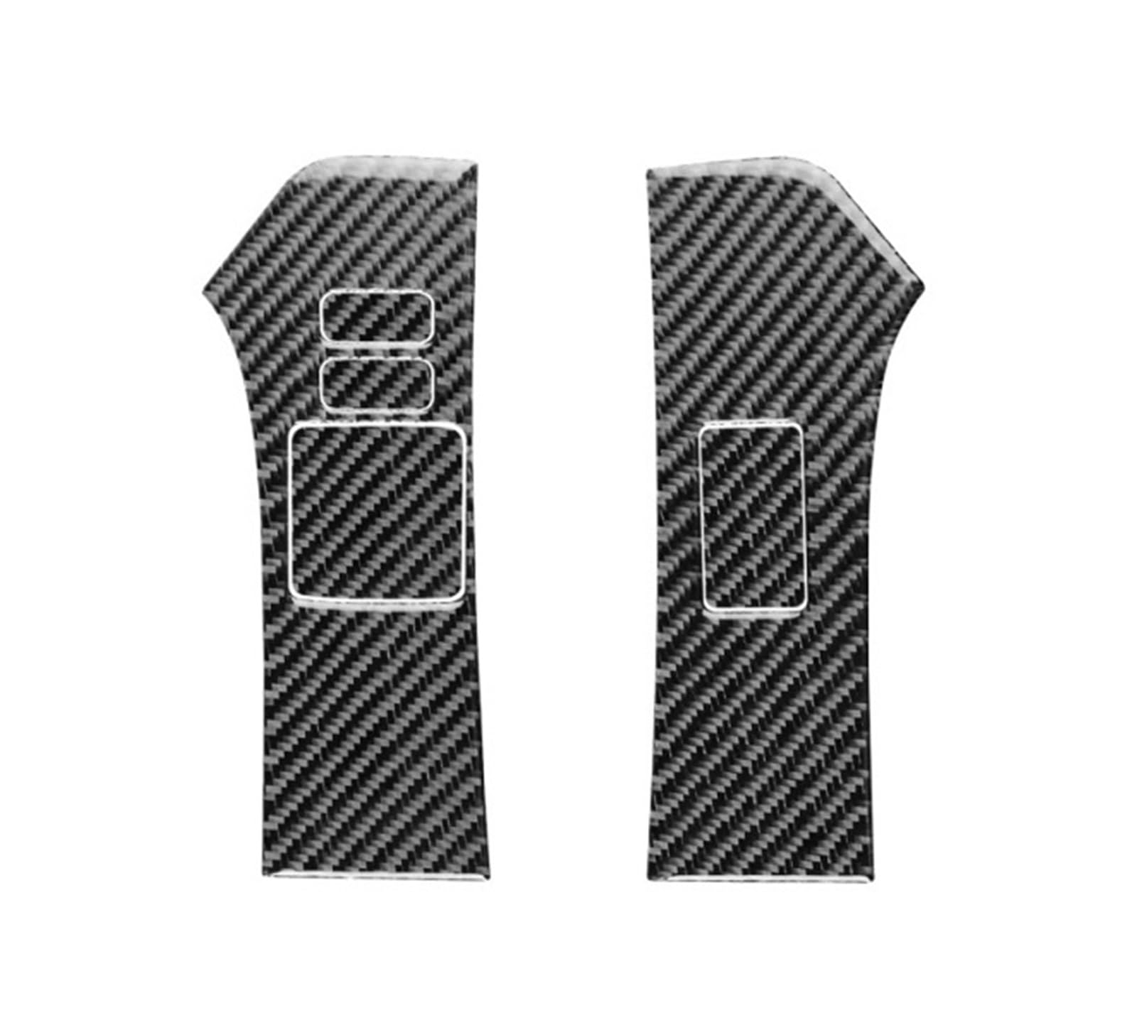 Interior Styling Sticker Car LHD RHD Sticker Windows Control Panel Trim for Toyota for Yaris 2006 2007 2008 2009 2010 2011 Accessories Decoration(for LHD Black)