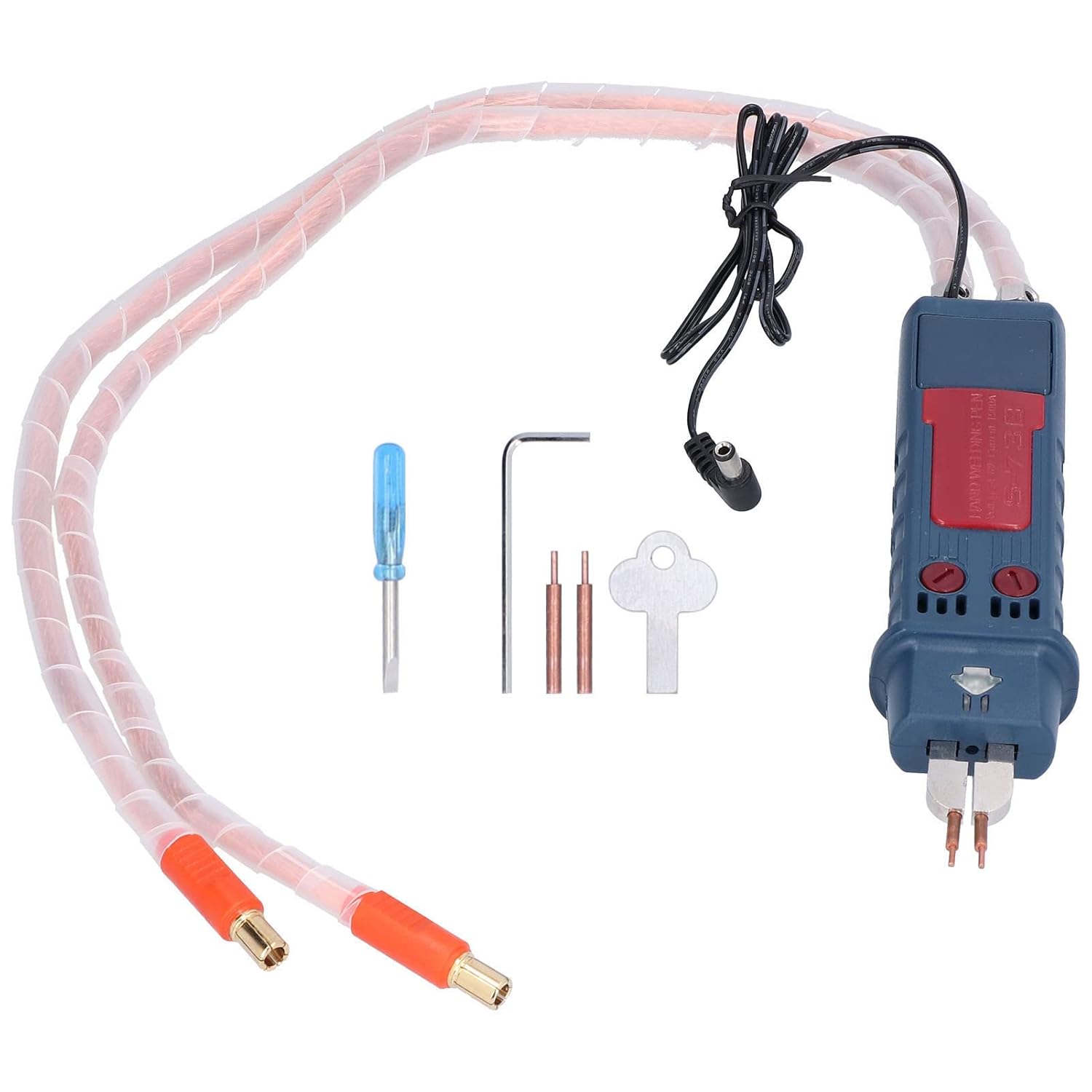 4-6V Hand Welding Pen with Switch Integrated Spot Welder Tool for Soldering (73B Soldering Pen (16 Copper Wire + O-Type)