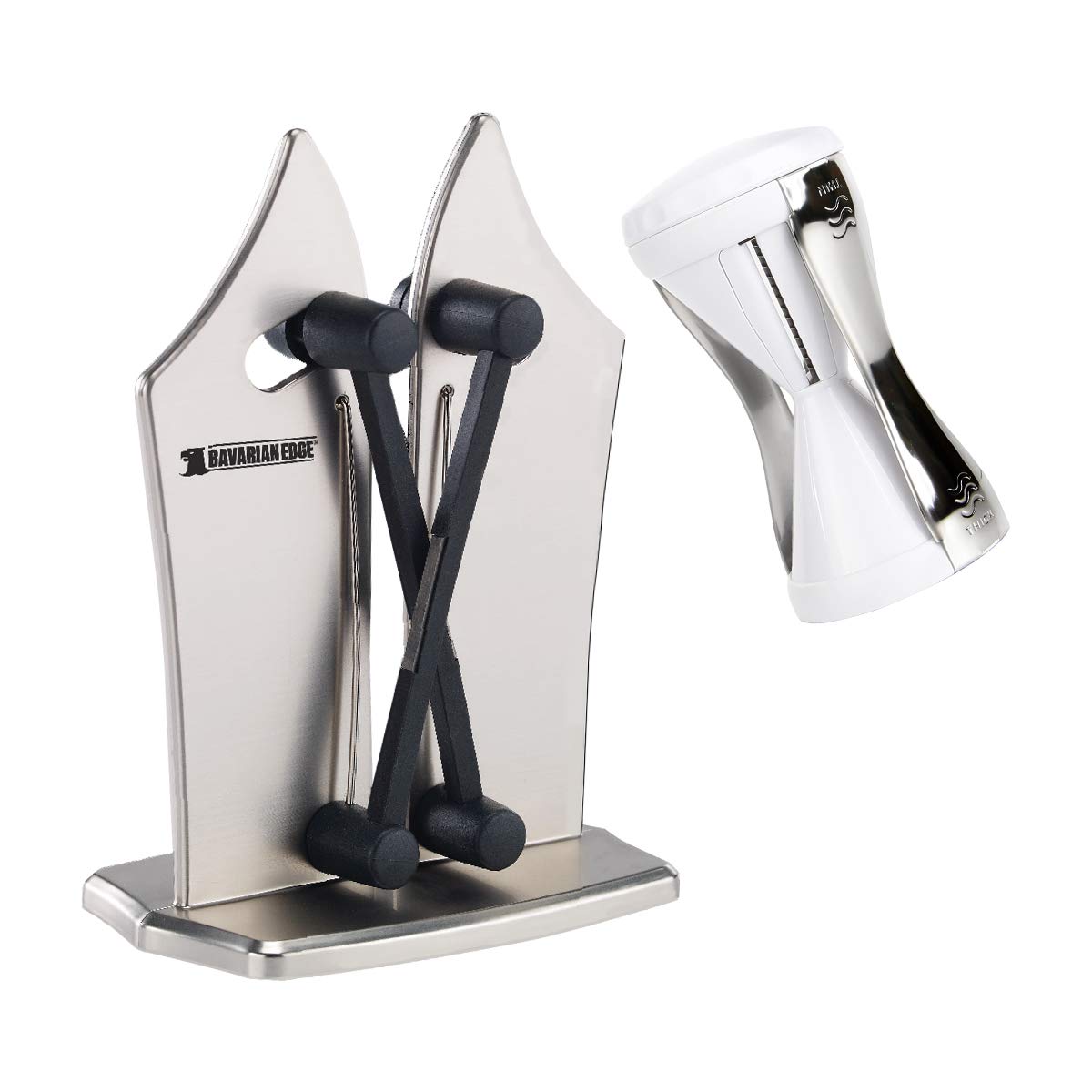 あ*な様 日本製 シャープナー（研磨器具）付き 三徳包丁 [新品] 包丁研ぎ器 電動 包丁 シャープナー 電池式 包丁磨き 砥石 単3