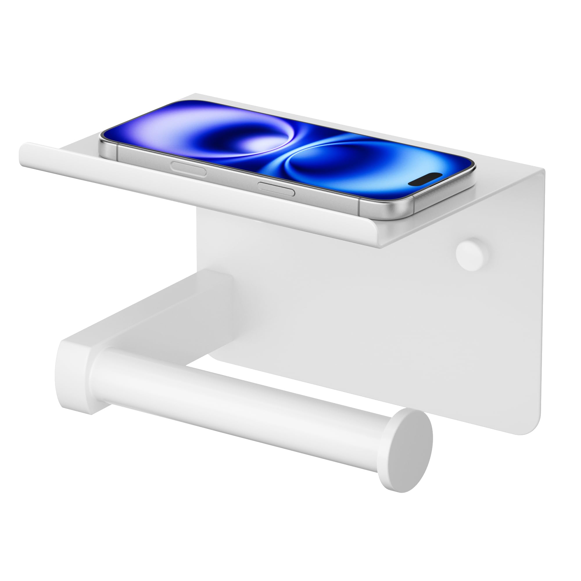 FORIOUS Toilet Paper Holder with Shelf, Adhesive or Screw, Commercial — Amazon image 22