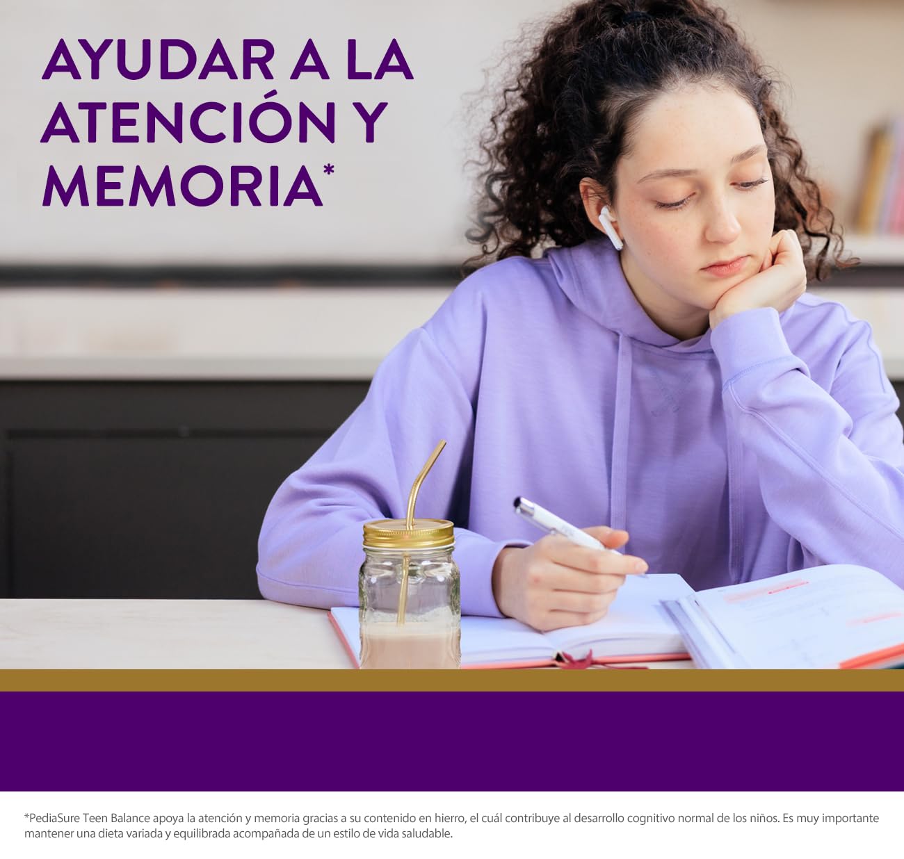 PediaSure Teen Balance – Con Magnesio, Hierro y Vitamina D – Complemento Alimenticio para Adolescentes con Vitaminas, Proteínas, Minerales – Sabor Chocolate – 400 gramos