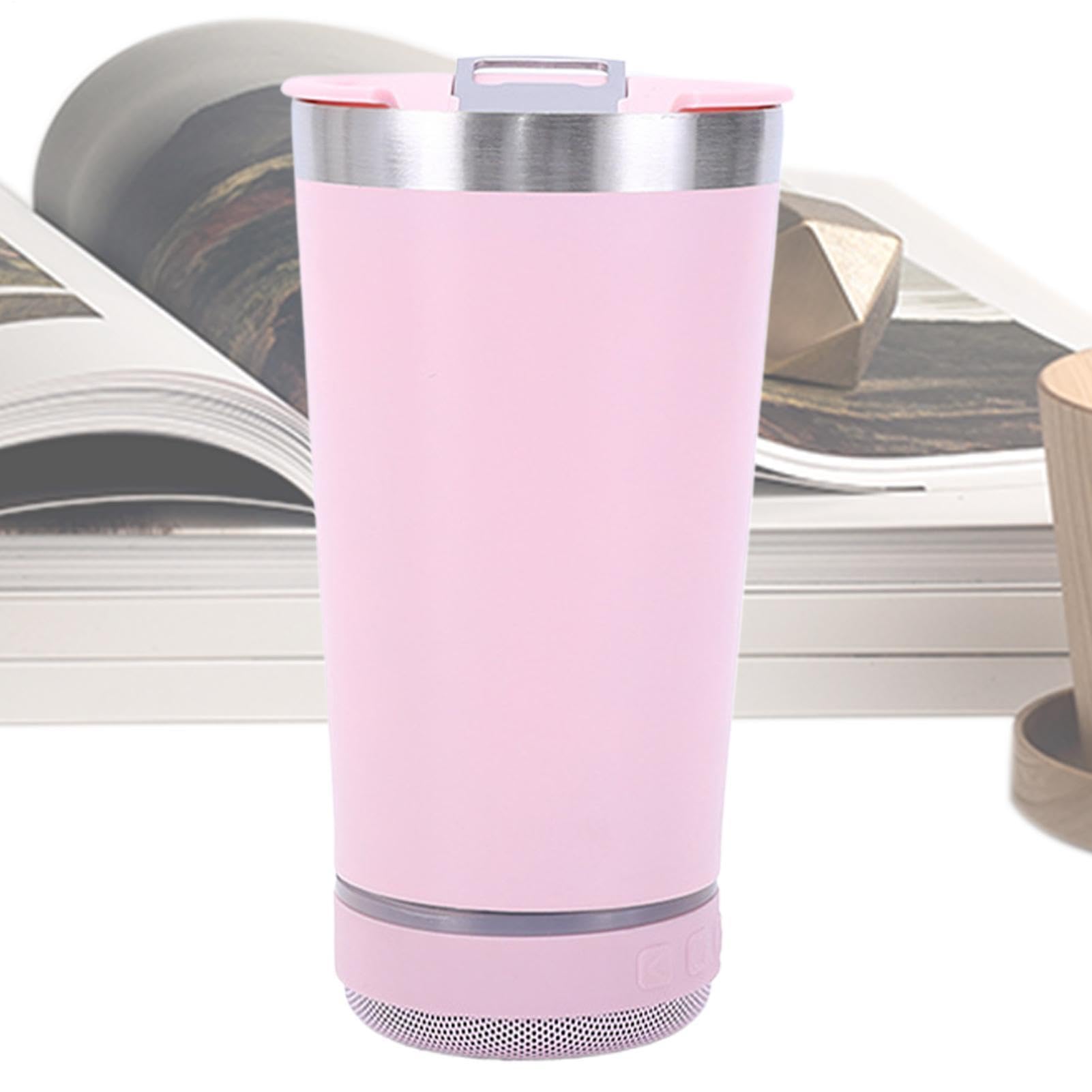 Vaso altavoz inalámbrico térmico de 473 ml para café y bebidas frías