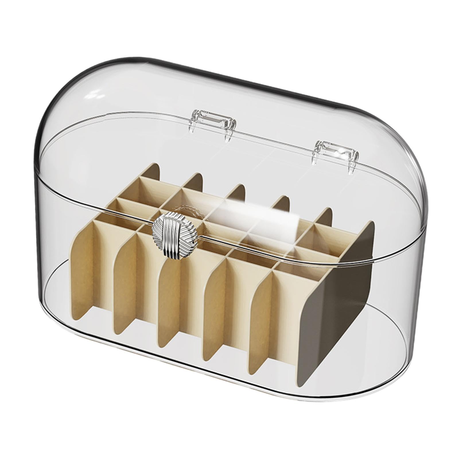 CALANDIS™ Lipstick Organizer Storage Case Multiuse Makeup Storage Organizer Countertop Clear | Storage Boxes | Home Organization | Household Supplies & Cleaning 1