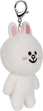 GUND LINE Friends Cony Rabbit Backpack Clip Plush Stuffed Animal, 5