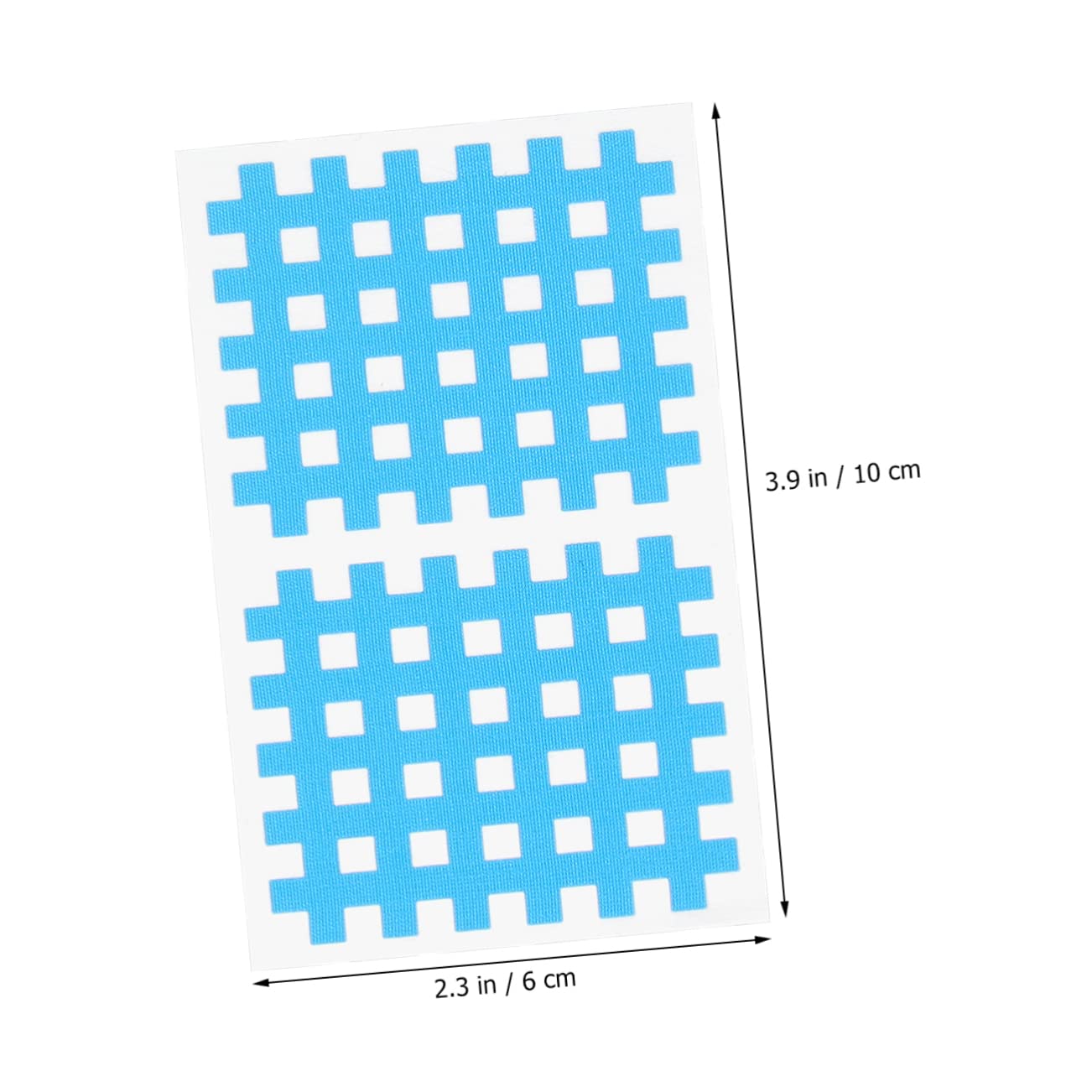 NOLITOY 20 Sheets Sports Muscle Tape Sports Adhesive Cloth Tape Medical Athletic Tape Adhesive Muscle Tape Physical Therapeutic Tape Physical Support Tape Athletic Sports Tape Precut Blue