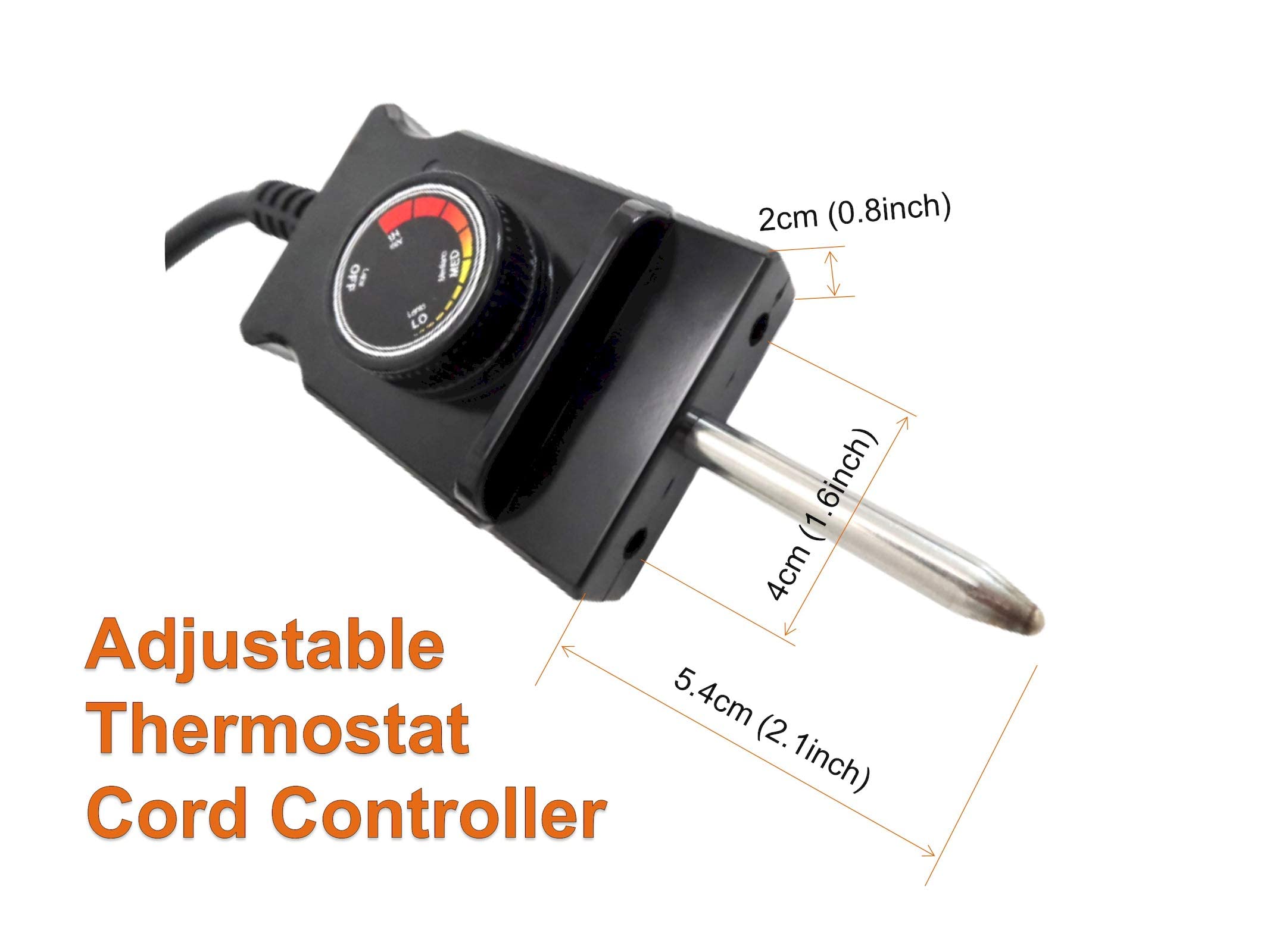 Amazon.com : Adjustable Controller Thermostat Probe with Power  