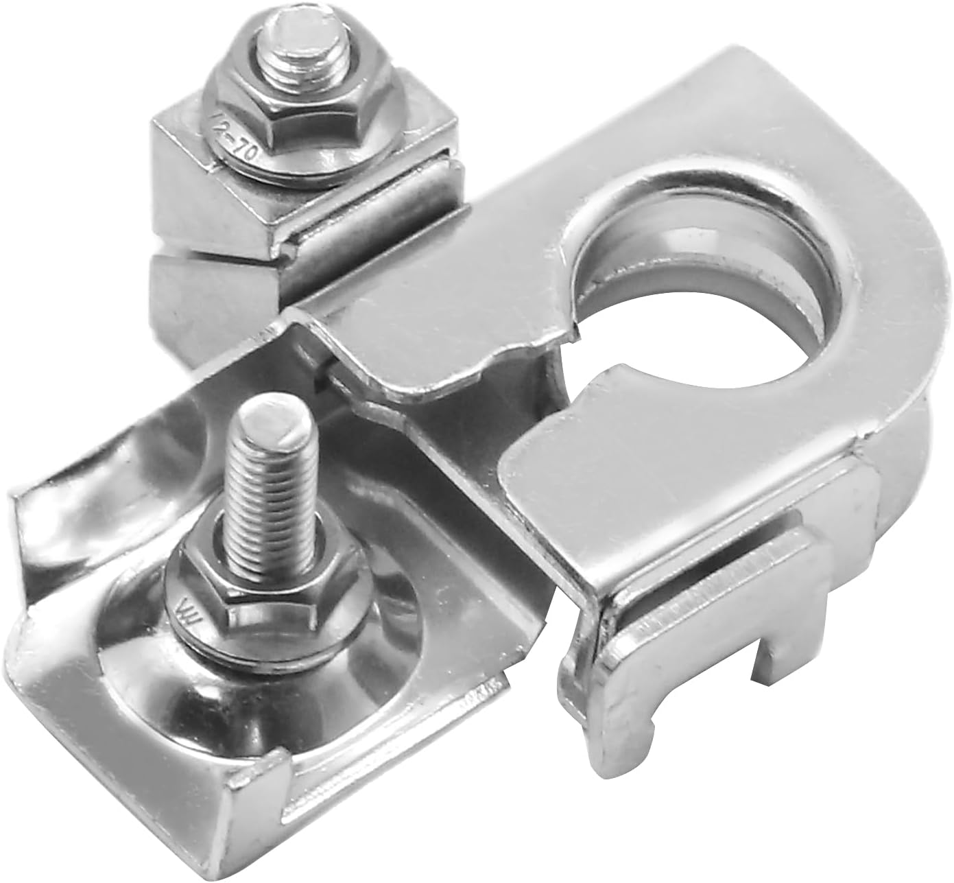 EATAKWARD BT4Z-14450-BA Negative Battery Terminal Clamp, Replacement for Ford F Series 150 Explorer Expedition Focus Fusion Flex Taurus, Replacement for Chevy Impala, Replaces 926-879, BT4Z14450BA