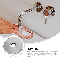 Vista 2 de DOITOOL Brida de brazo de ducha, cubierta de brida de ducha de acero inoxidable, placa de cubierta redonda de repuesto para cabezal de ducha, grifo