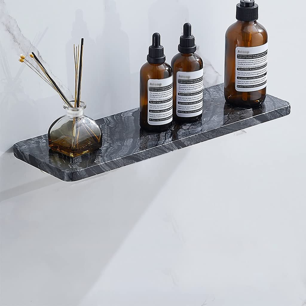 icVantA Shower Caddy Marble Copper Storage Rack Toilet Washstand Cosmetic Storage Rack Kitchen Shelves Wall Mounted Holde Organizer