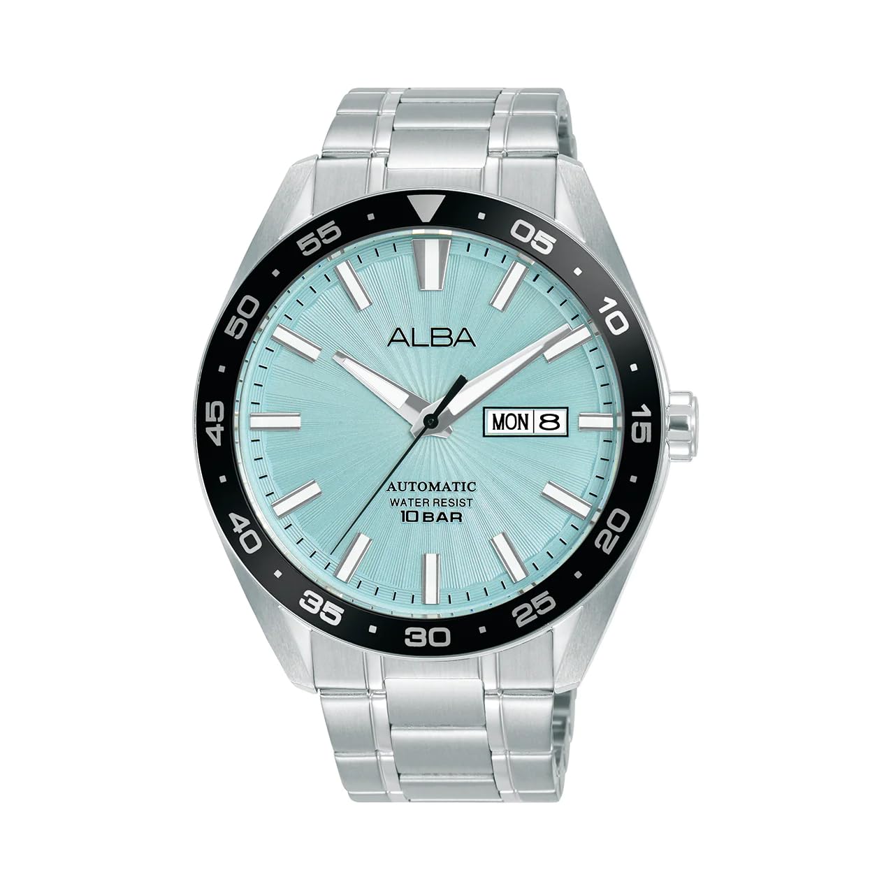 Alba Stainless Steel Mens Active Automatic Analog Watch A3B005X1, Dial Color-Green, Band Color-Silver (B0CSZ5H2DK) Amazon Price History, Amazon Price Tracker
