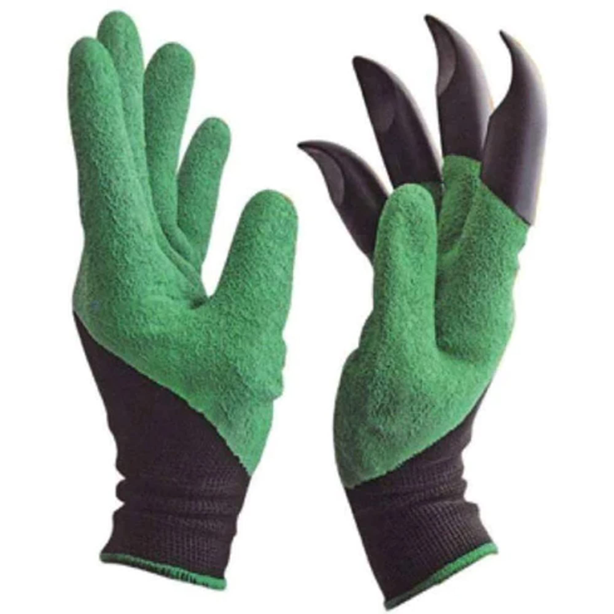 Suzec Heavy Duty Garden Farming Gloves Washable with Right Hand Fingertips ABS Claws for Digging and Gardening (Free Size, Green) (B0B8GB267T) Amazon Price History, Amazon Price Tracker