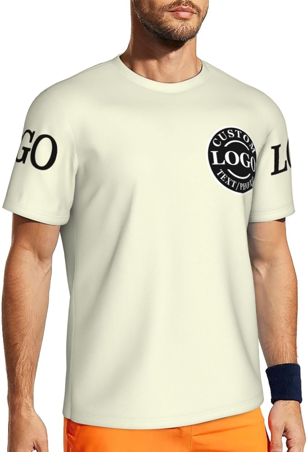 Custom T Shirts for Men Custom Tshirts Design with Text Logo Image Personalized Tshirt Customized T Shirt Front Back - Image 2