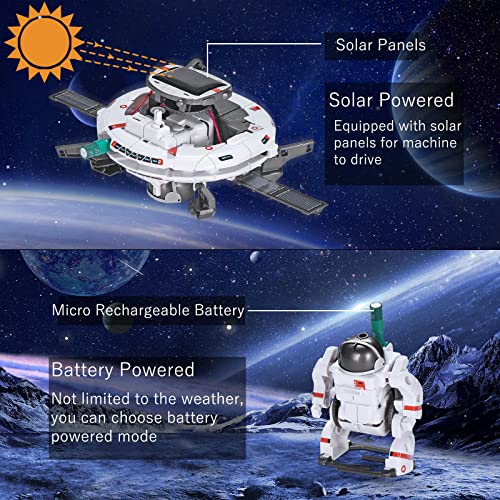 image for RAESOOT STEM Projects for Kids Age 8-12 Solar Robot Learning Building 