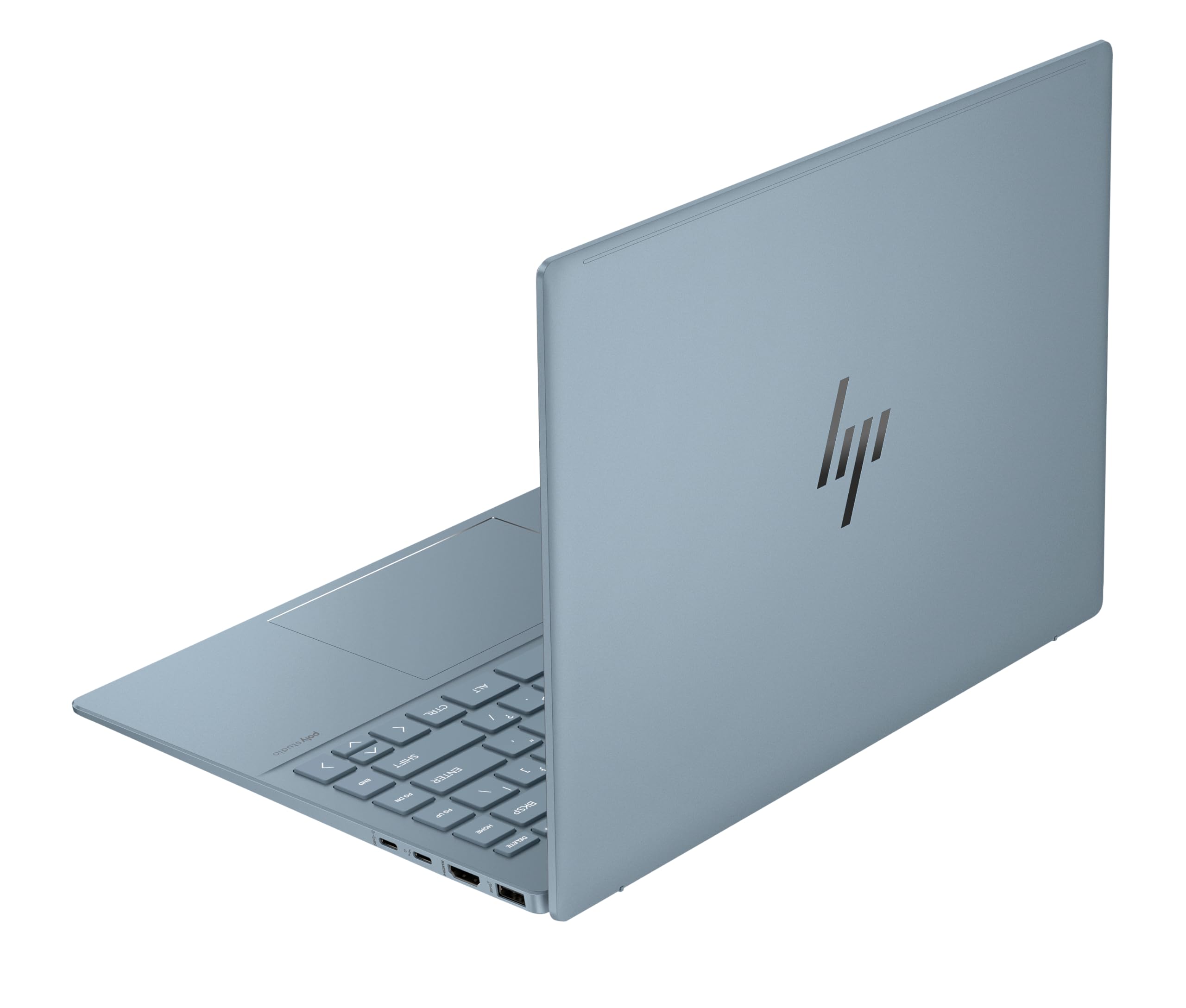 HP Pavilon Plus 14-ew1000sf Ordinateur Portable 14" 2.8K OLED 120 Hz, PC Portable (Intel Core Ultra 5 125H, RAM 16 Go, SSD 512 Go, Intel Arc Graphics, Windows 11), Laptop Bleu, Clavier AZERTY