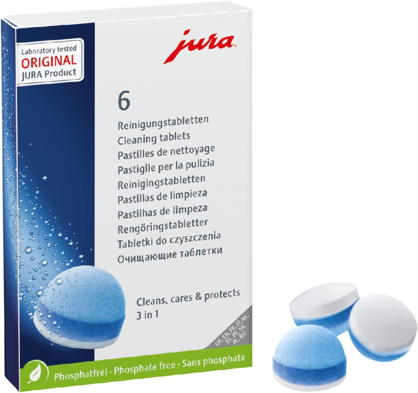 3-phase-cleaning tablets - 6 pcs