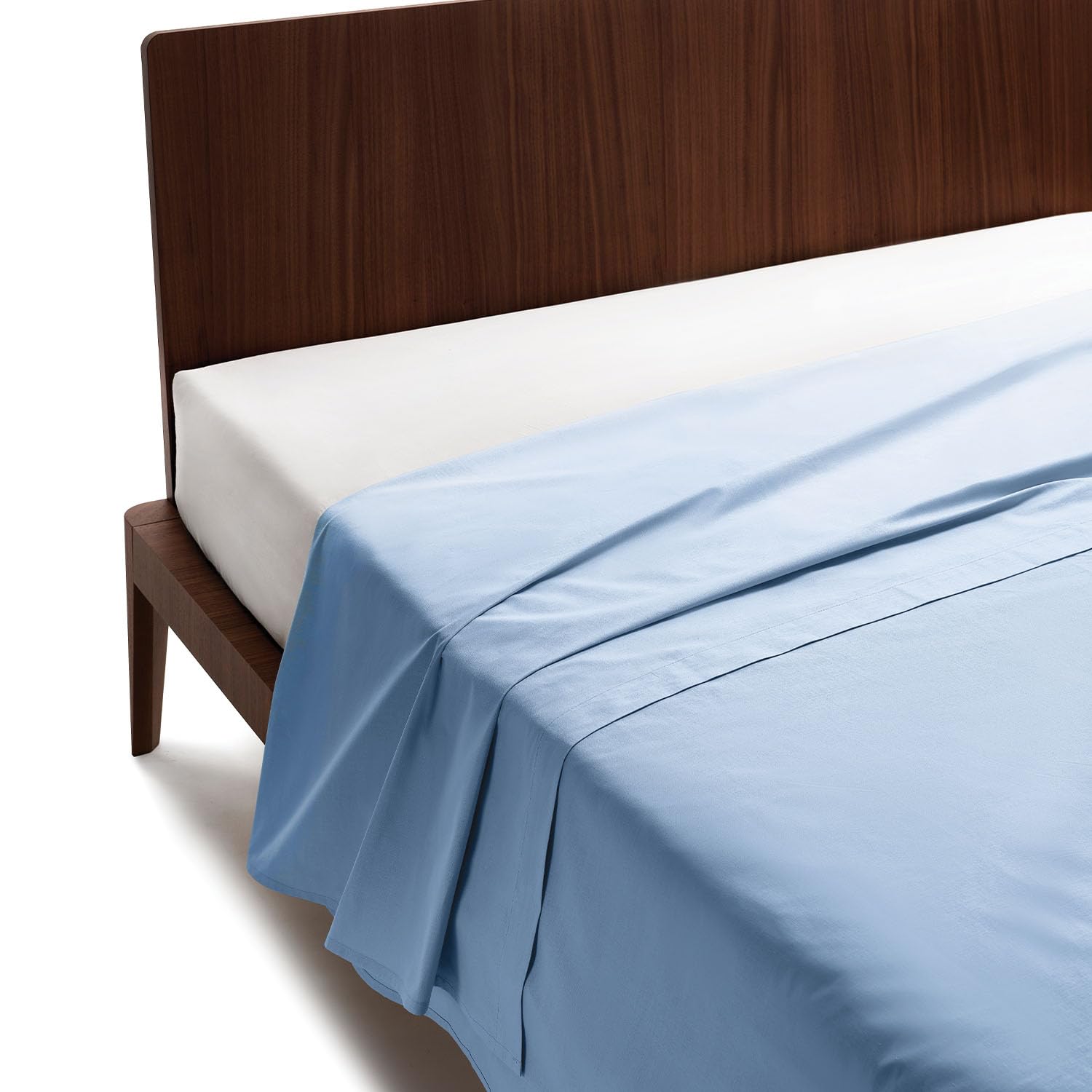Guzzini Classic – Double Bed Linen 180 x 280 cm, 100% OekoTex Certified Percale Fresh and Breathable, Double Bed Sheet for Soft Durable Bedding