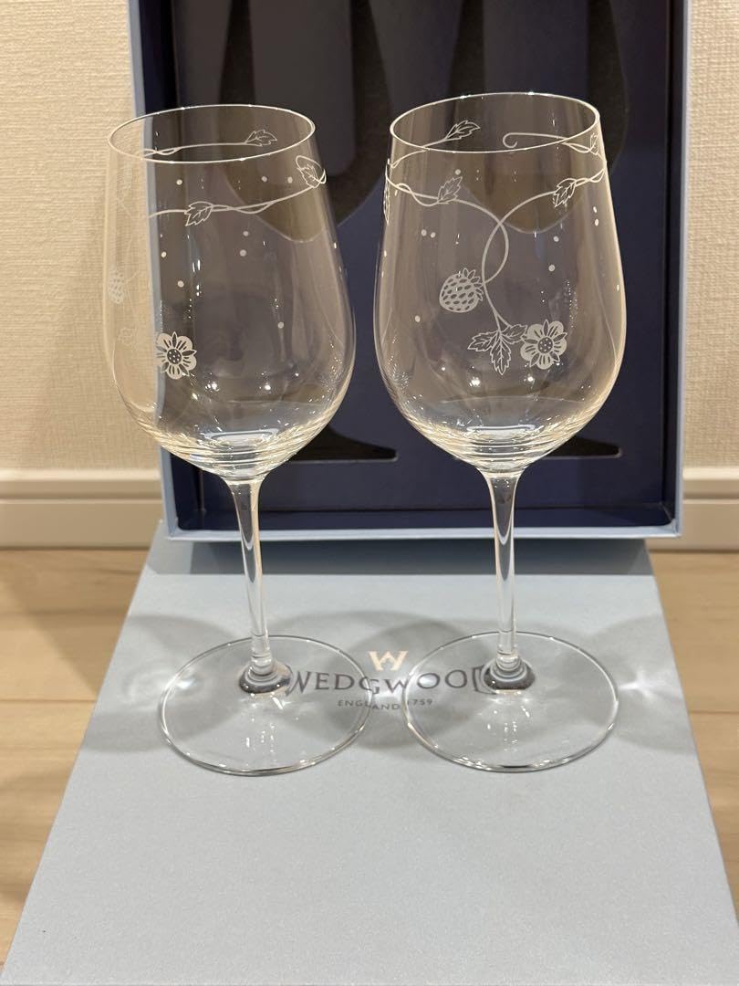 Amazon | ウェッジウッド ワイングラス ペア ワイルド