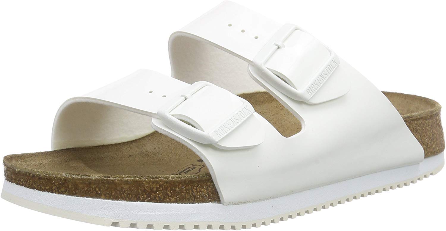 Birkenstock Rio Sandals Girls White/Patent Sandals Shoes — view 105