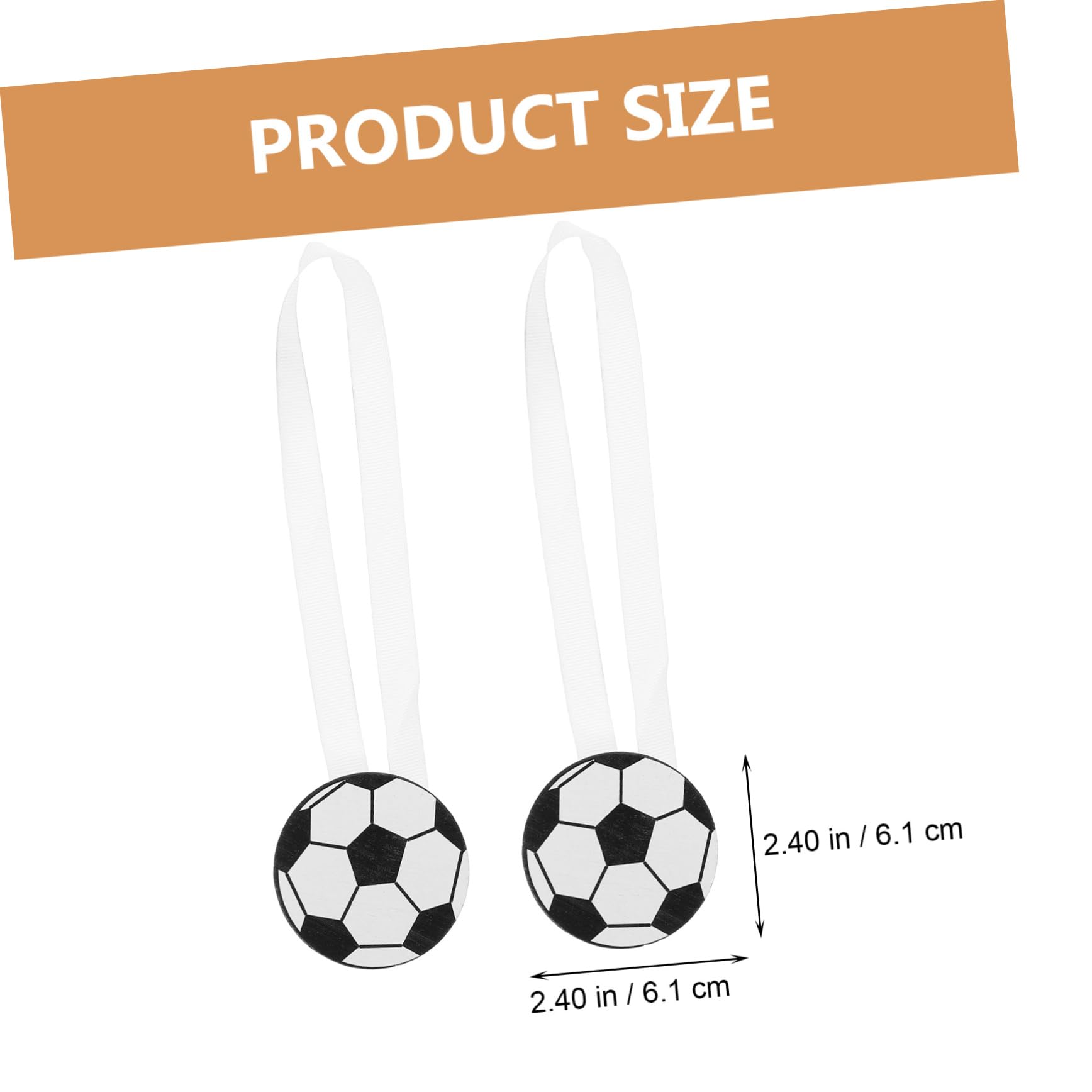 ABOOFAN 8 Pièces Boucle de Rideau de Dessin animé Clip de Boucle de Rideau Crochets de Rideau de Football Agrafe Salon aimants Fermoir de Rideau créatif Cordes de Rideaux de fenêtre Bois