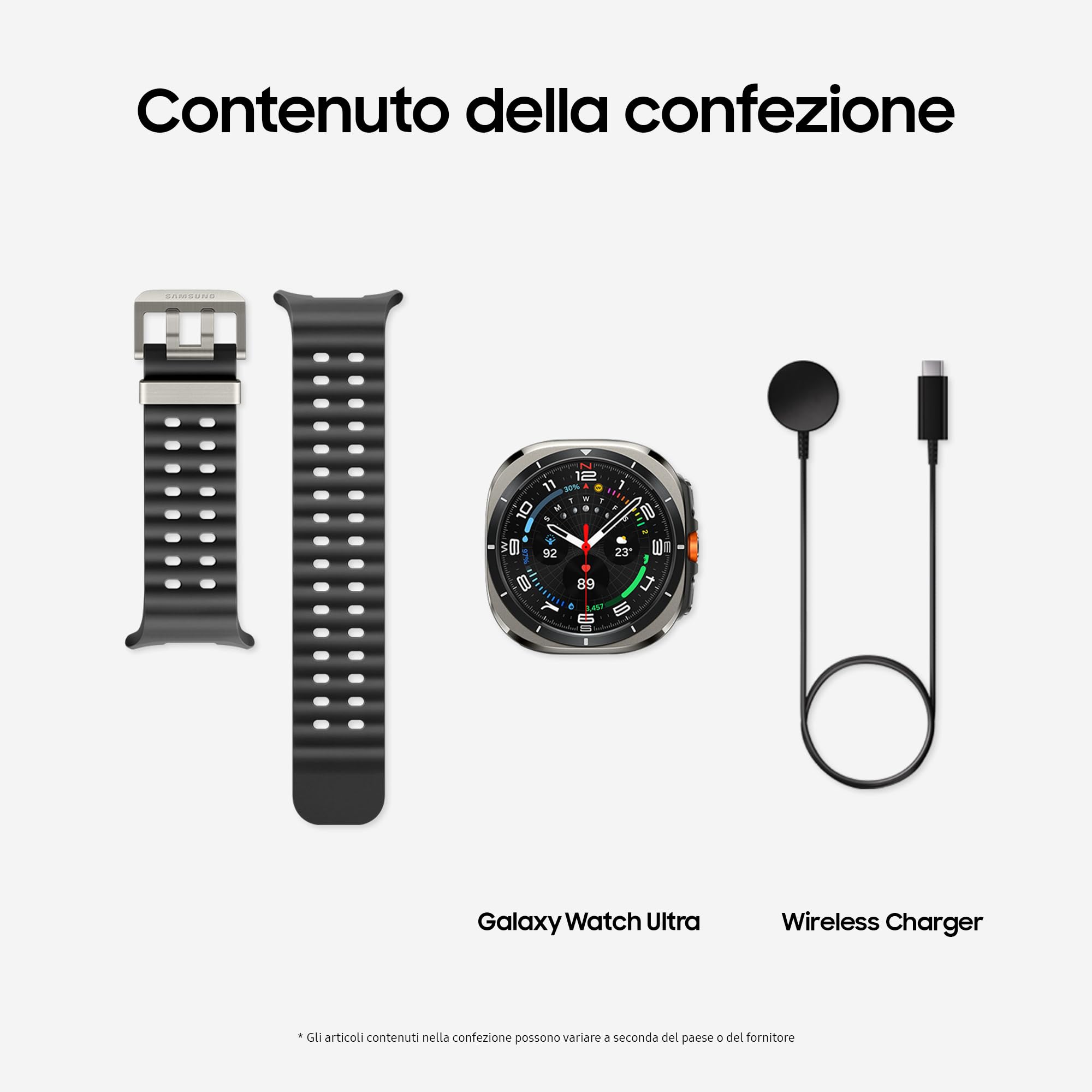 Samsung Galaxy Watch Ultra 2025 (Titanium Silver, LTE, 47mm) Smartwatch Galaxy AI, Design Resistente agli Urti, Batteria a Lunga Durata, Cassa in Titanio di Grado Aerospaziale [Versione Italiana]