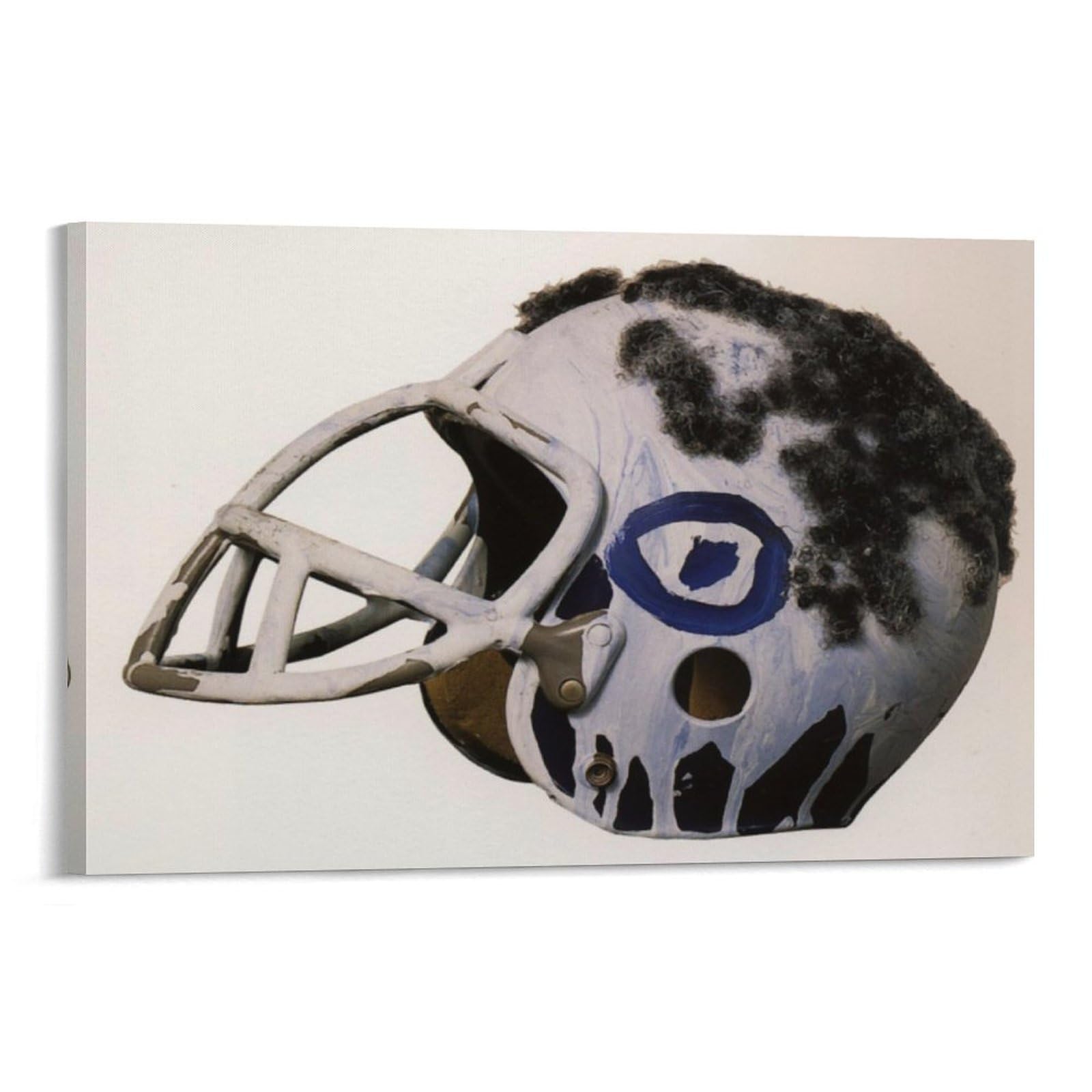 Michel Basquiat Michel Basquiat Helmet Michel Basquiat Poster Canvas Painting Poster Wall Art Decorative Picture Prints Modern Decor Framed-unframed 08x12inch(20x30cm) Home