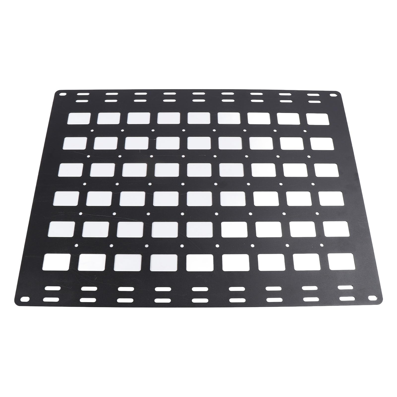 KIMISS Pannello Portaoggetti per Pianale di Camion - Pannello Molle in Lega di Alluminio 800x600 Mm con Montaggio Versatile per Utensili e Accessori