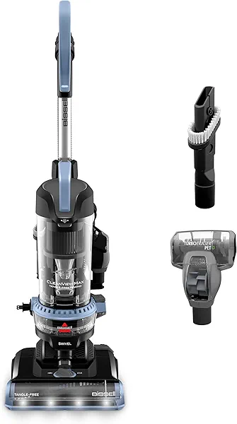 BISSELL CleanView Max Tangle-Free Rewind with LED Headlights, Tangle-Free Brush Roll, Automatic Cord Rewind, Included pet Tools, 4073L