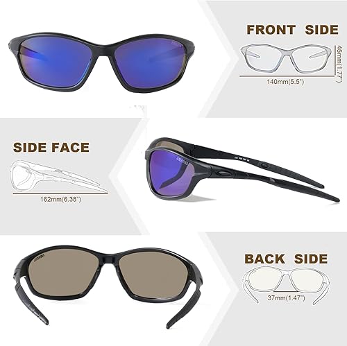 Miniatura 3 de Day & Night Sunglasses 2-Pack for Women & Teens  UV400 Mirrored and Yellow Lens Glasses for Outdoor and Everyday Use