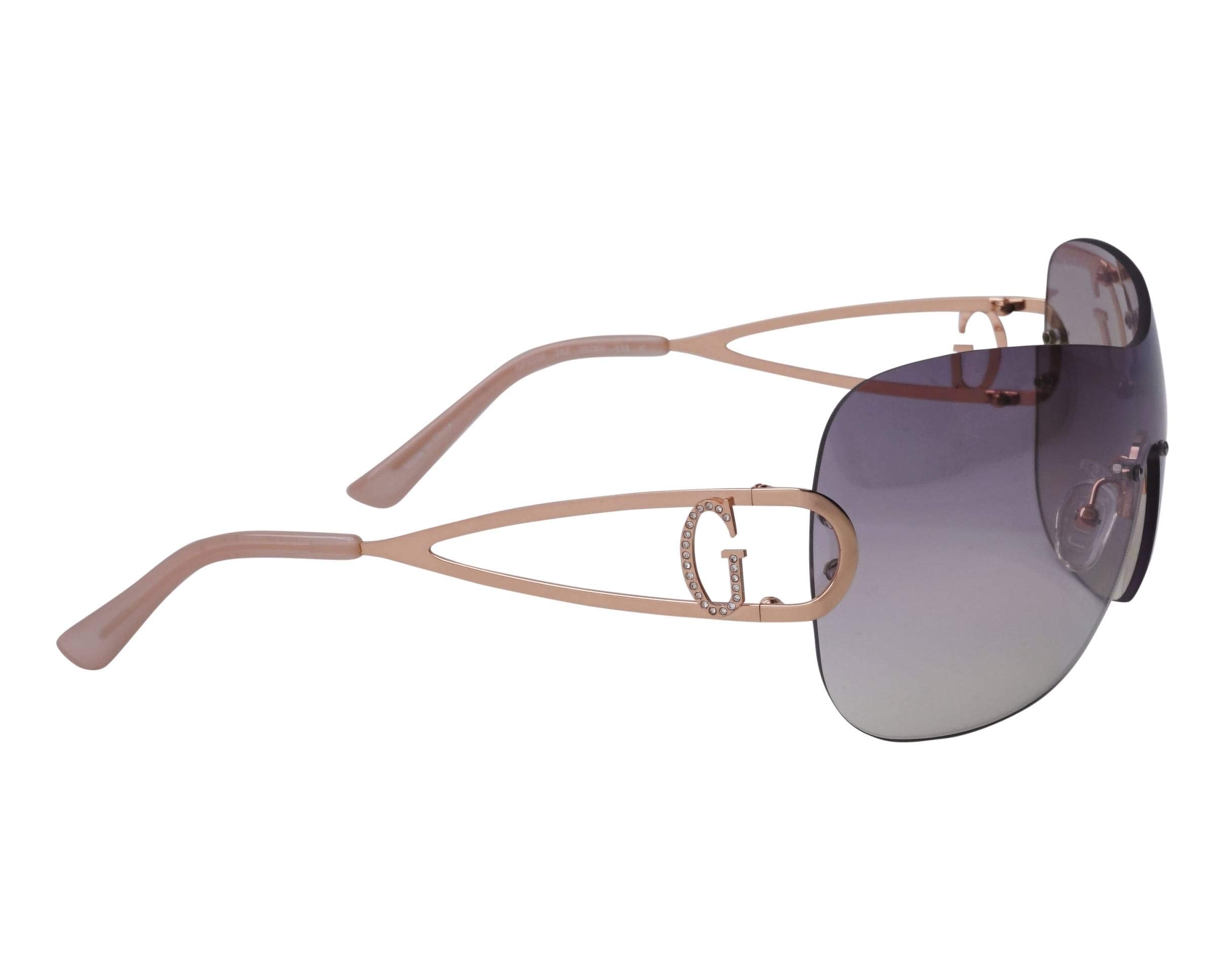 GUESS Factory Oversized Logo Shield Sunglasses