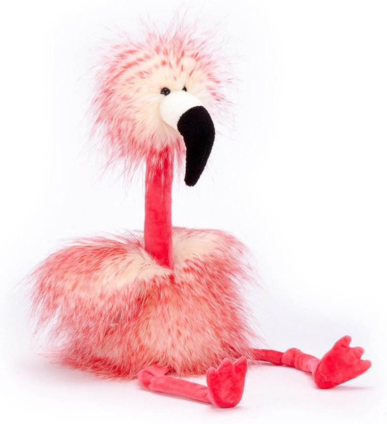 Jellycat Mad Pet Flora Flamingo Stuffed Animal, 21 inches