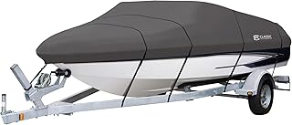 Classic Accessories StormPro Heavy-Duty Boat Cover, Fits Boats 16 ft - 18.5 ft Long x 98 in Wide