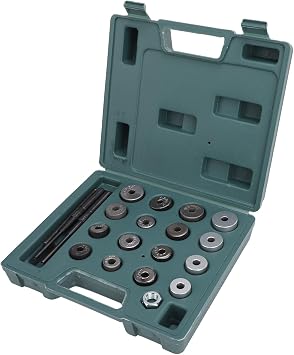 Valve Seat Reamer Tool Kit - Alloy Steel Universal for 20-30mm Valves, Includes 12 Sizes & 4 Heads