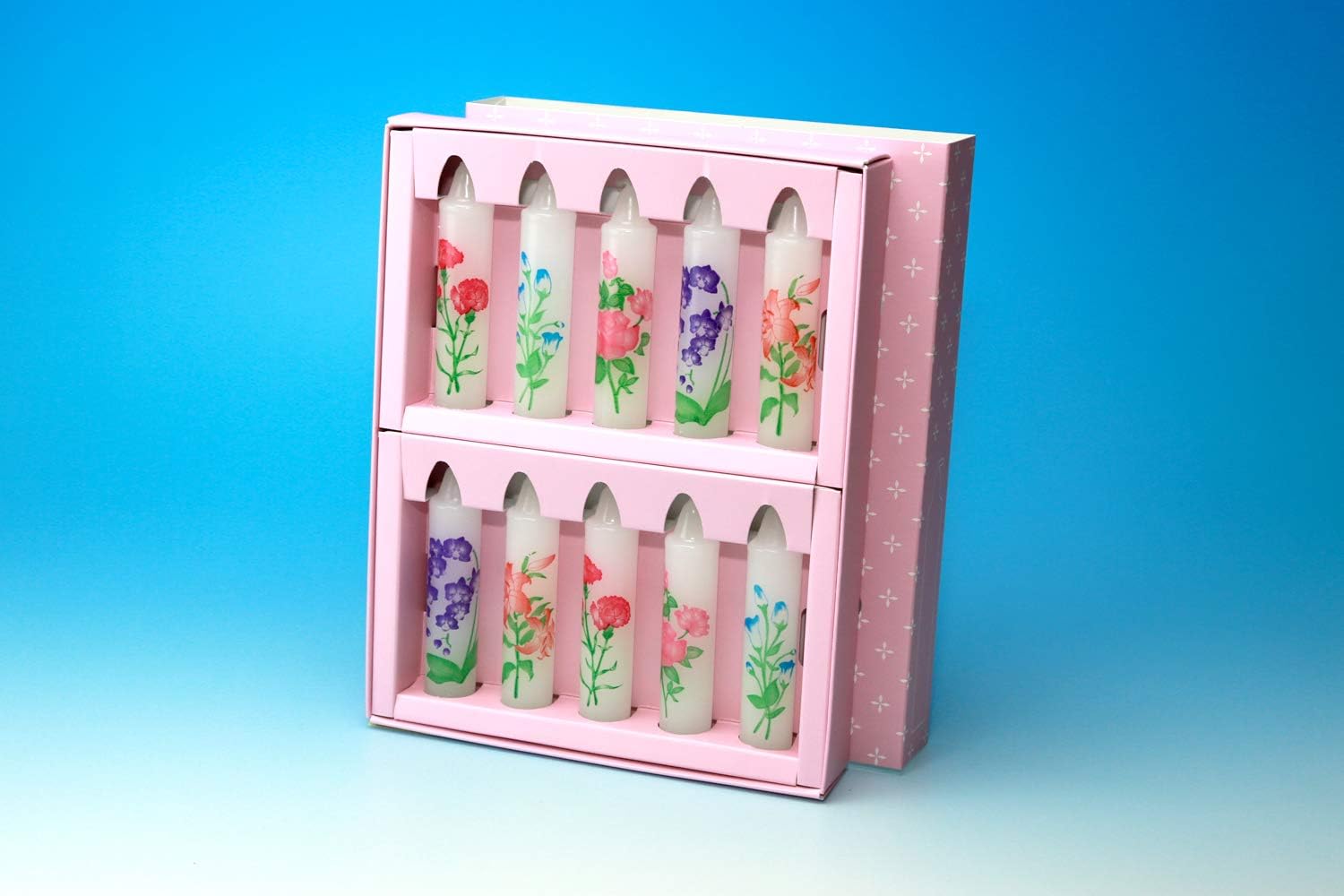 Tokai Wax Candle 160-11 La Bouquet, 10 Pieces