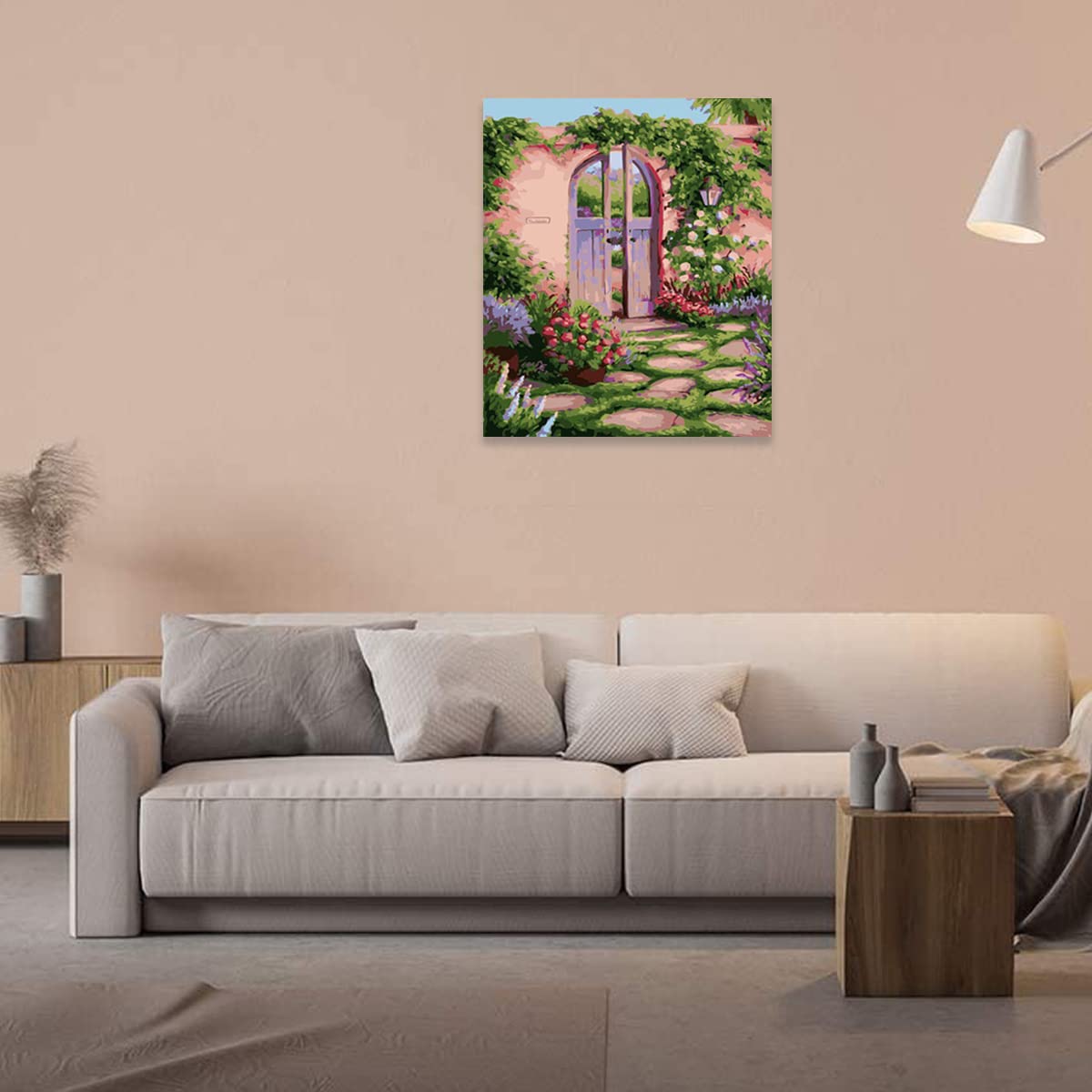 Peinture Par Numéros – Renard, Toile 50x40 Cm, 24 Couleurs Acryliques, 3 Pinceaux, Cadeau Créatif Dès 7 Ans