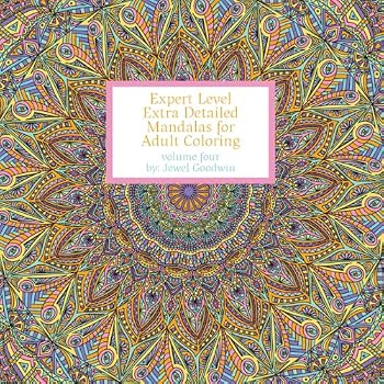 Paperback Expert Level Extra Detailed Mandalas For Adult Coloring Volume 4 Book