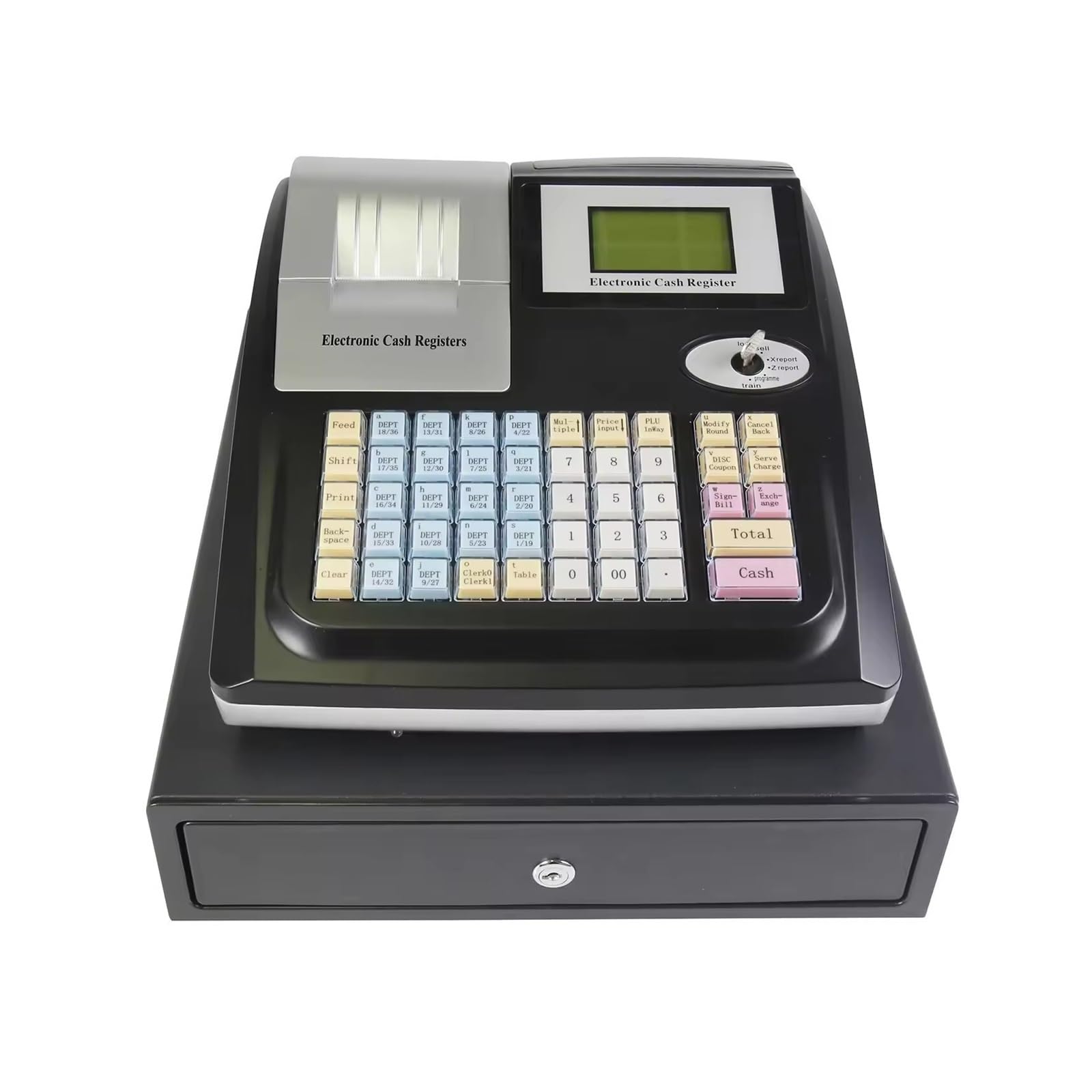 Caja Registradora Electrónica, Ideal para Restaurantes, Supermercados, Tiendas De Ropa, Hamburgueserías Y Tiendas De Té con Leche.(Nerón)
