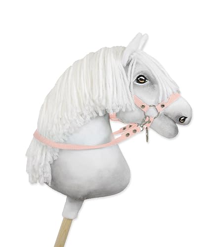 Riendas para Caballos Hobby Horse - Rosa Polvo. No Incluye Caballo