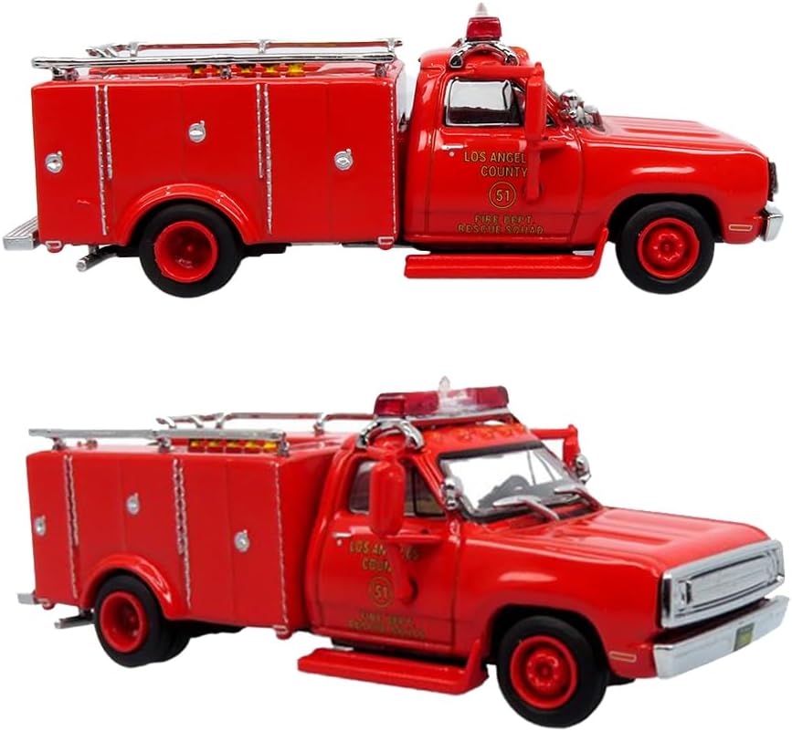 Iconic Replicas 1974 Rescue Unit – Squad 51 Emergency TV Show 1:87 Diecast Model