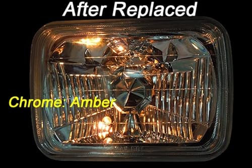 Gp Xtreme 194 168 2825 2821 W3W W5W Silver Chrome Stealth Amber Light Bulbs For Map Dome Meter Gauge License Plate Side Marker Turn Signal - Pack Of 2 #TOP4