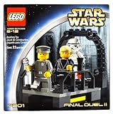 De 6 a 12 años Lego Year 2002 Star Wars Series Movie Scene Set # 7201 - FINAL DUEL II with Walkway on the Second Death Star Plus Luke Skywalker as Jedi Knight, Imperial Officer and Stormtrooper Minifigures (Total Pieces: 23) by LEGO