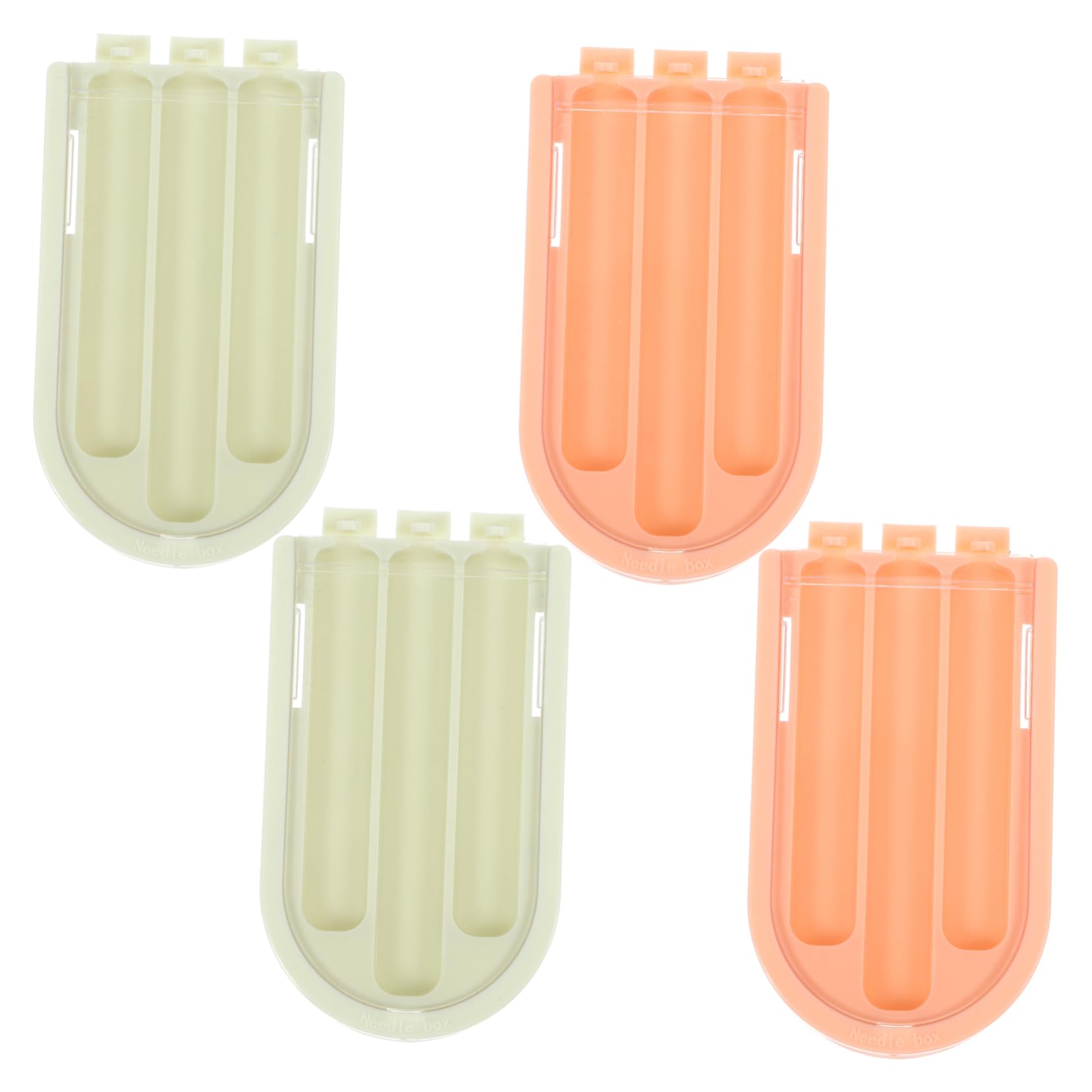 SHINEOFI 5 Set Scatola Porta Aghi in Plastica Cucire Aghi per Kit da Cucito Infila Ago Perni Filettato Trapuntatura Pre Doppio Sartoria Cestino Macchina Vestiario Auto Filo Mini 4 Pezzi*5