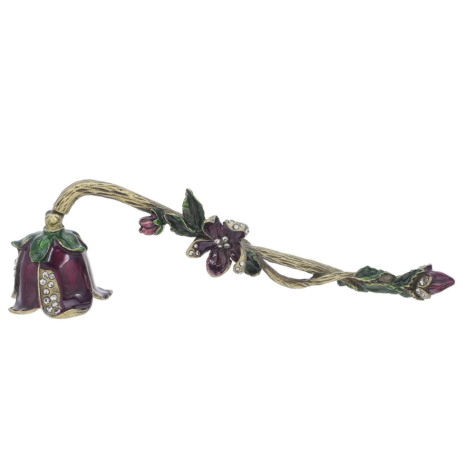 Extintor de mecha de vela de metal largo Operitacx: accesorio vintage decorativo antigoteo