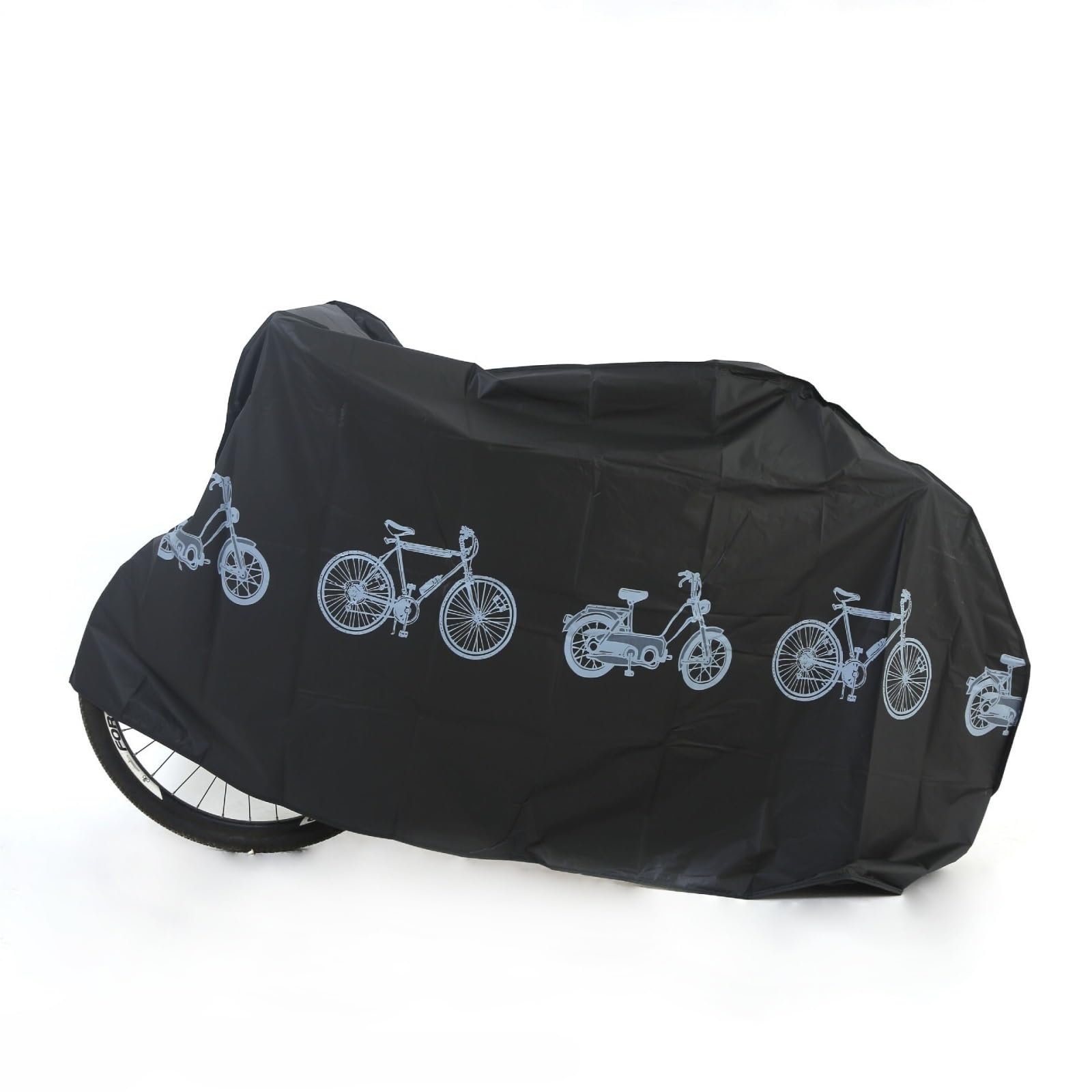 Akdjgfp Men's Black Bike Cover Waterproof Outdoor Material Mountain Bike Cover, Waterproof, Rainproof, Dustproof, Outdoor, Bicycle Accessories, 200*100Cm(Black)