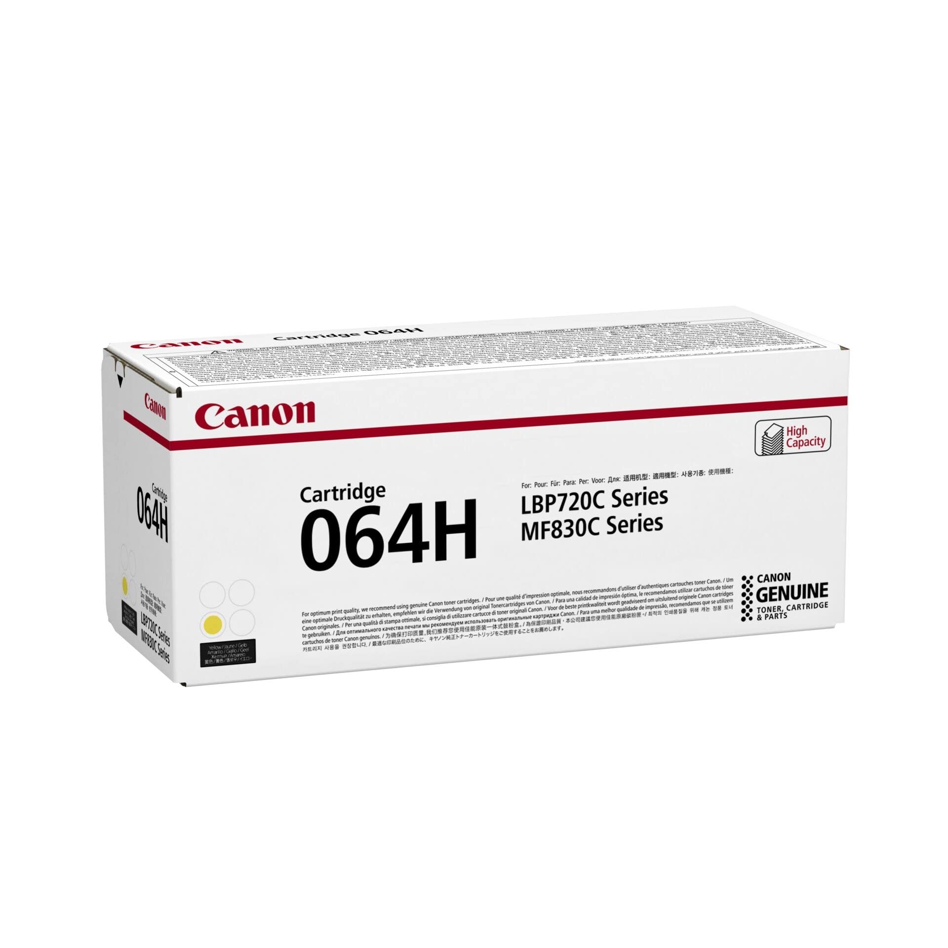 Canon Yellow 064Hy (4932C001) Original High Capacity Toner Cartridge