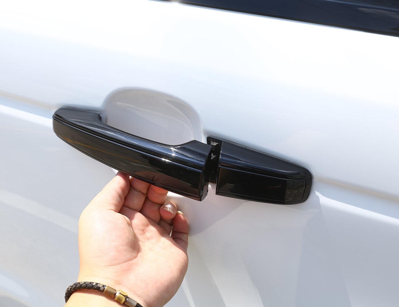 Garniture de poignée de porte extérieure résoud le plastique usé en ABS durable