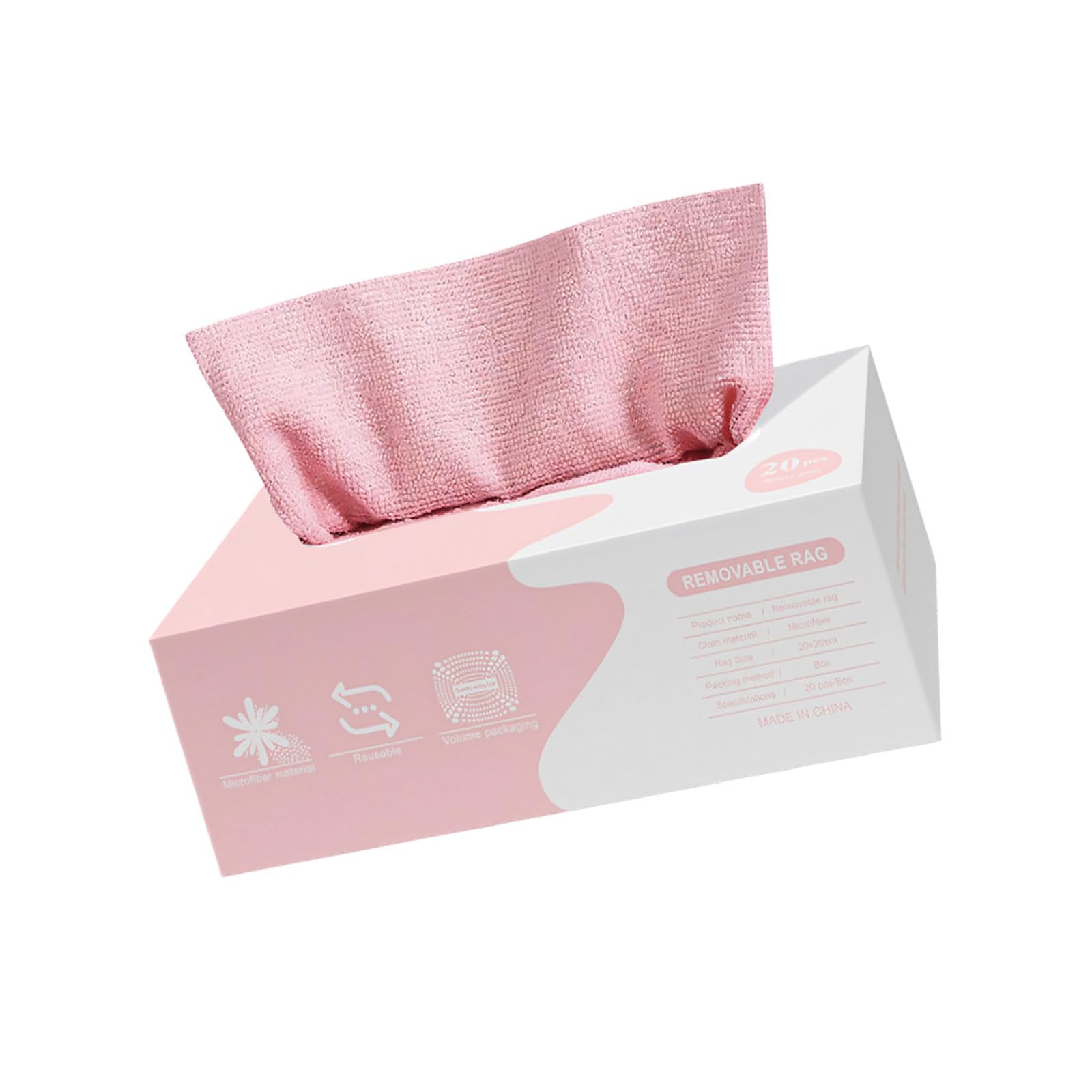 hogtnd Powerful Absorbent Cleaning Cloths for Kitchen Oil Stains, Glass Polishing and Sensitive Surface Care Multi-Purpose Cleaning Cloths