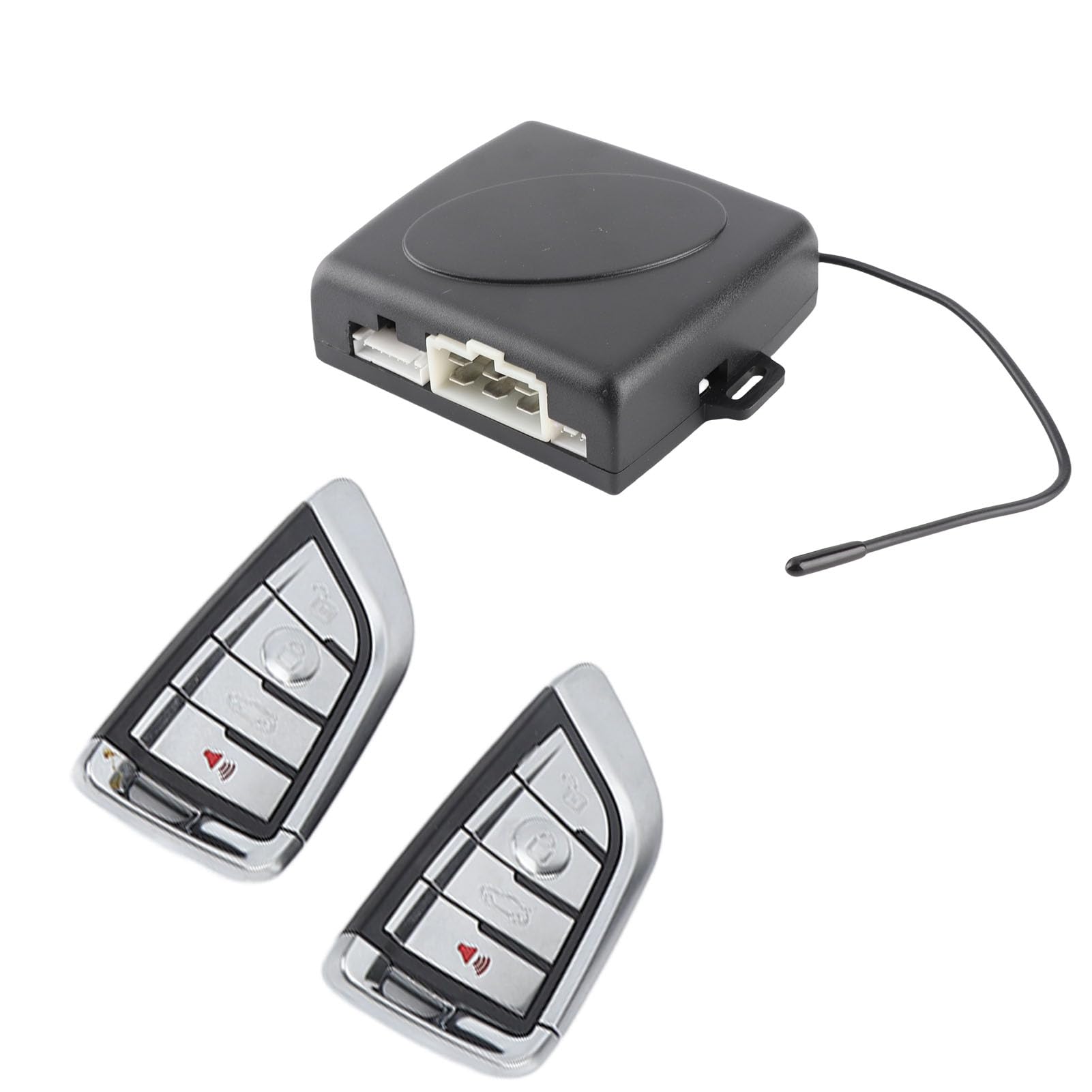 de Alarma para Coche DC12V con Bluetooth, Control Remoto Inteligente, Kit de Entrada sin Llave con un botón, Seguridad antirrobo Universal para vehículos de de 12 V, liberación (Sin Bluetooth)