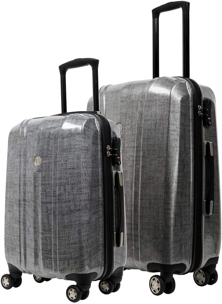 Hardside Spinner Luggage Sets 2 Piece Set Suitcase Lightweight PC Hard Shell with TSA Lock Travel Carry on 20 and 24 inch