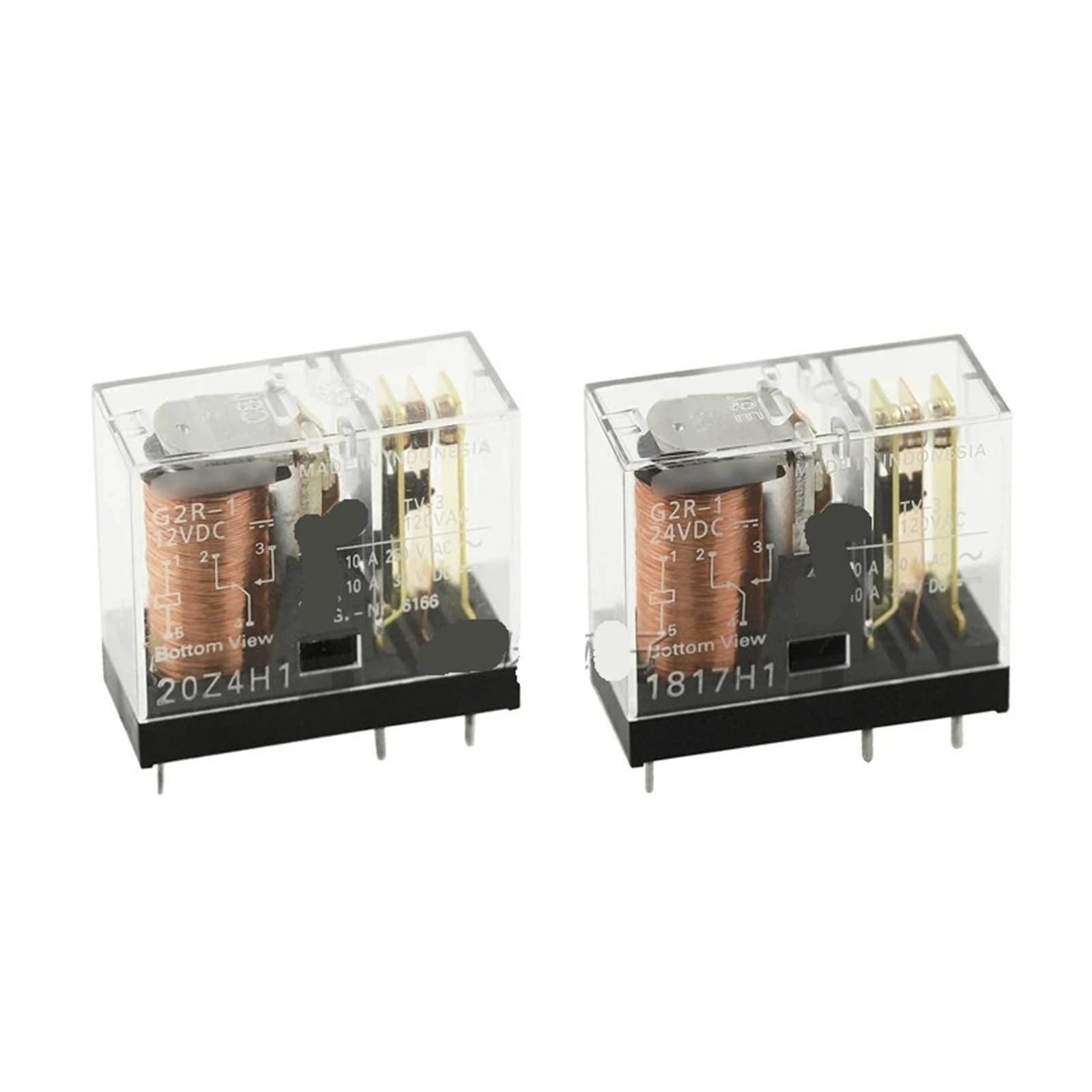 Relé G2R-1A-E-24VDC de 6 pines para evitar fallos por sobrecarga 2